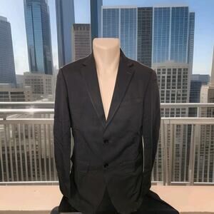 NWT! PJ Paul Jones 2 Button Casual Blazer Black Size Medium